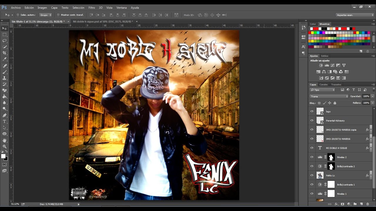 Como crear una Portada de CD con Photoshop CC - FeNix Lc - thptnganamst.edu.vn