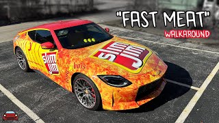 'Fast Meat' Nissan Z Walk Around - A CRAZY Custom Car By SLIM JIM! by Shooting Cars 880 views 2 days ago 5 minutes, 7 seconds