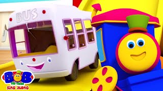 Wheels On The Bus, Vehicle Rhymes + More Kids Songs By Bob The Train
