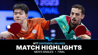 Marcos Freitas vs Kao Cheng Jui | MS Final | WTT Contender Lima 2023