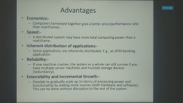 Video Lecture on Distributed Computing