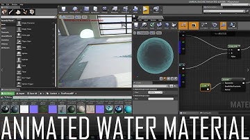 UNREAL ENGINE ANIMATED WATER MATERIAL