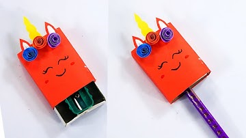 how to make matchbox pencil sharpener / DIY SHARPENERS - School Supplies For Back To School