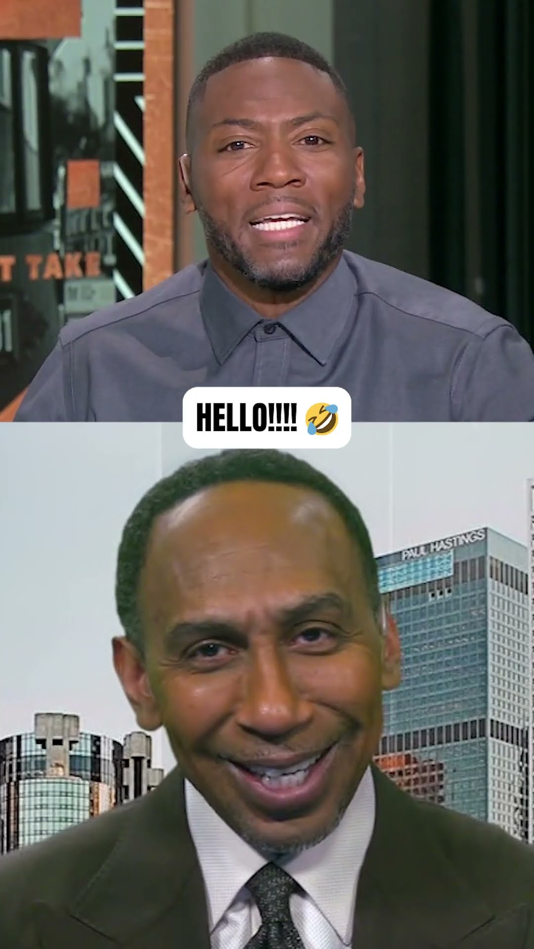Stephen A. POINTS THE FINGER at Cam Newton ?