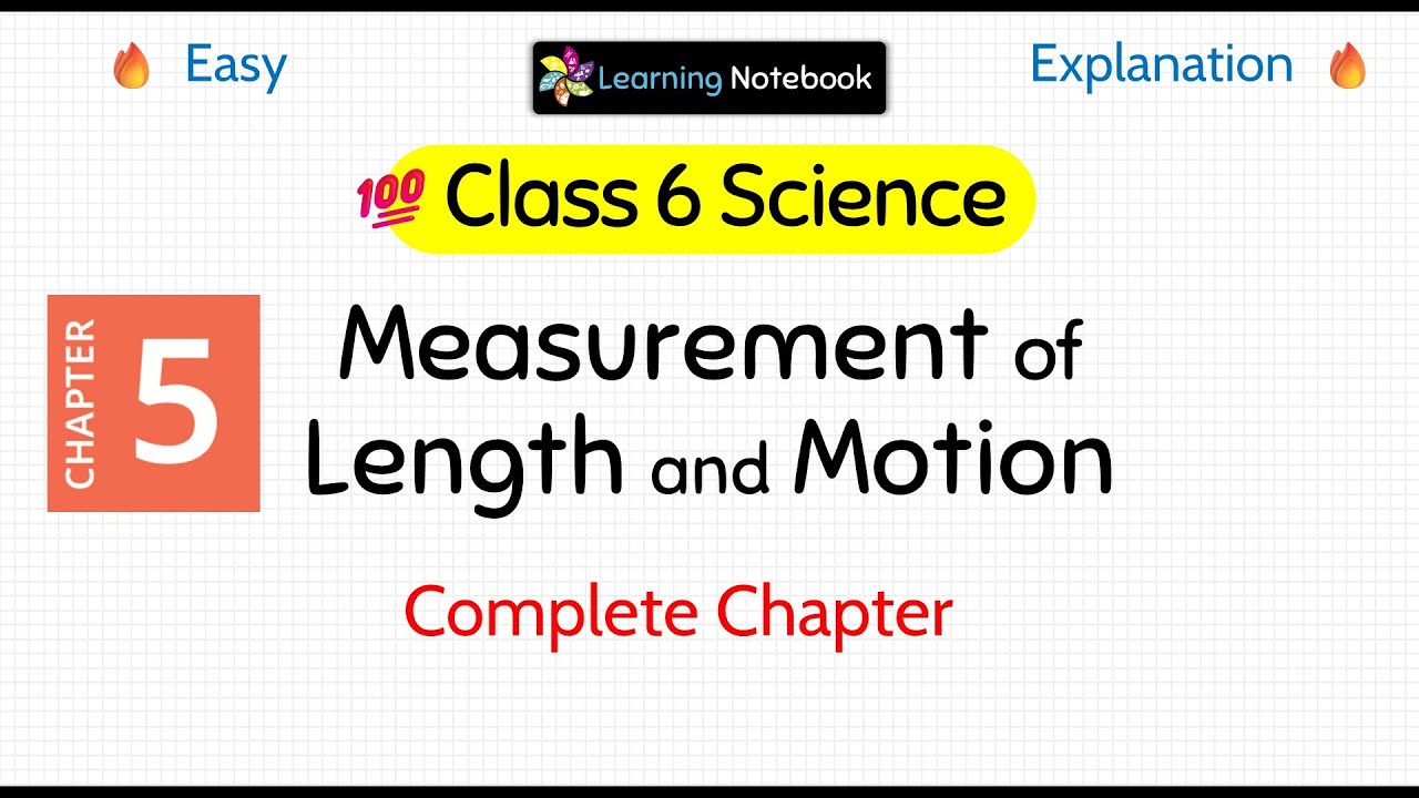Class 6 Measurement of Length and Motion - Class 6 Science Curiosity Chapter 5
