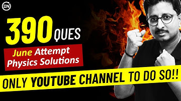Complete 390 Ques of June Attempt JEE Main 2022 😍 | Video Solution + FREE PDF + Ans Key | Eduniti