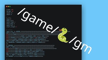 I wrote a snake in ???