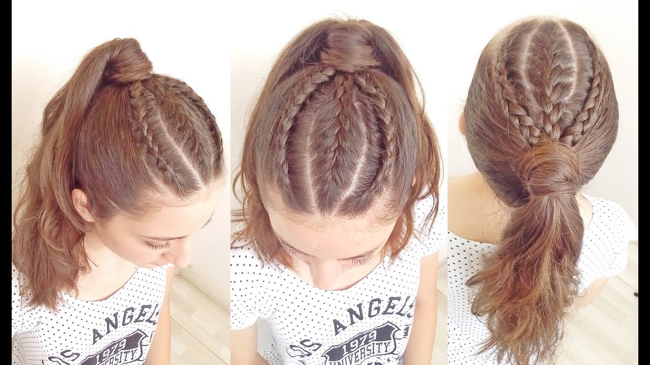 Penteado rabo de cavalo com tranças - thptnganamst.edu.vn