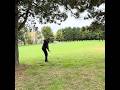 Channelling my inner Masters by playing out of the trees #golf #themasters #golffun #golfer