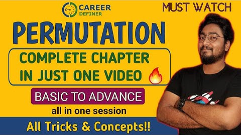 PERMUTATION Tricks and Shortcuts for Bank Exams | Complete Chapter | IBPS PO 2020 | Kaushik Mohanty