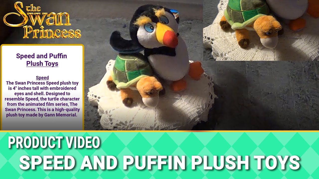 Speed and Puffin Plush Toy, Product Video