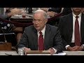 Jeff Sessions full testimony on contacts with Russian officials during 2016 campaign