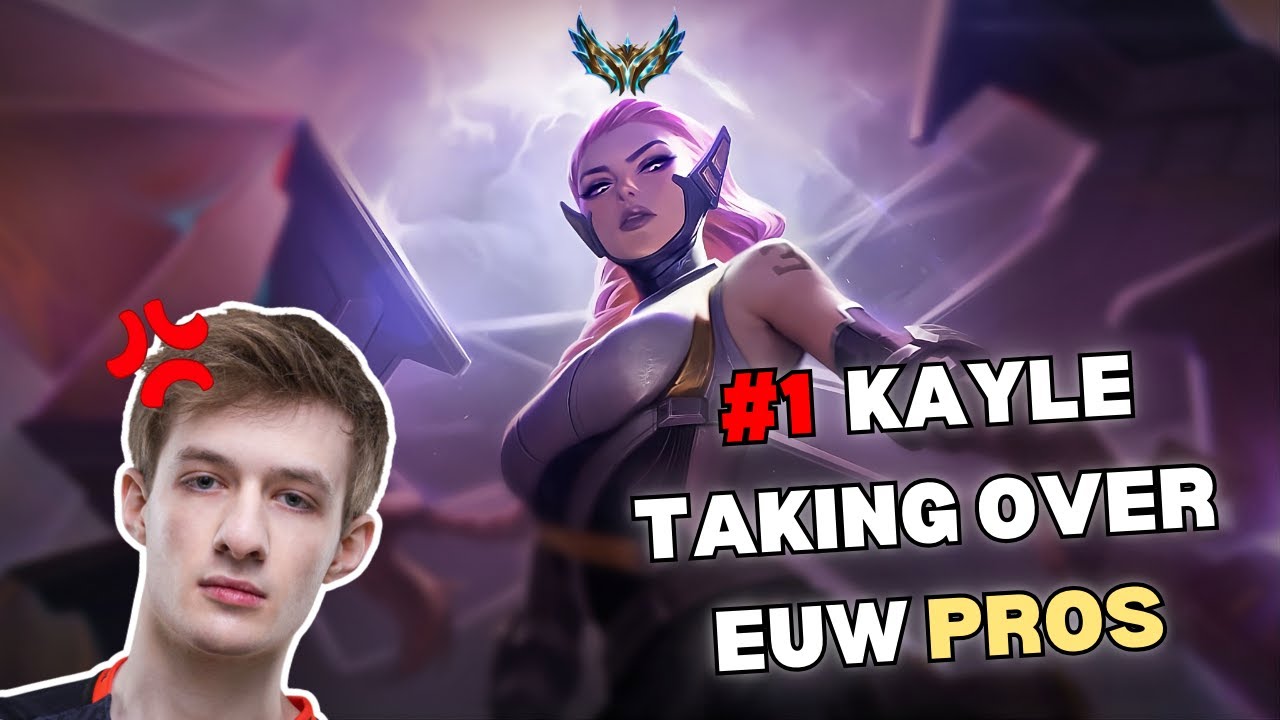 RANK 1 EUW CHALLANGER KAYLE MID DOMINATES SoloQ