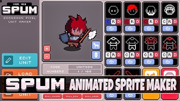 SPUM -- Animated Sprite Character Creator
