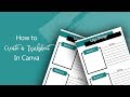 How to Create Worksheets in Canva