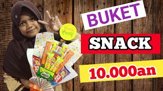 Membuat Buket Snack Simpel dan Cantik