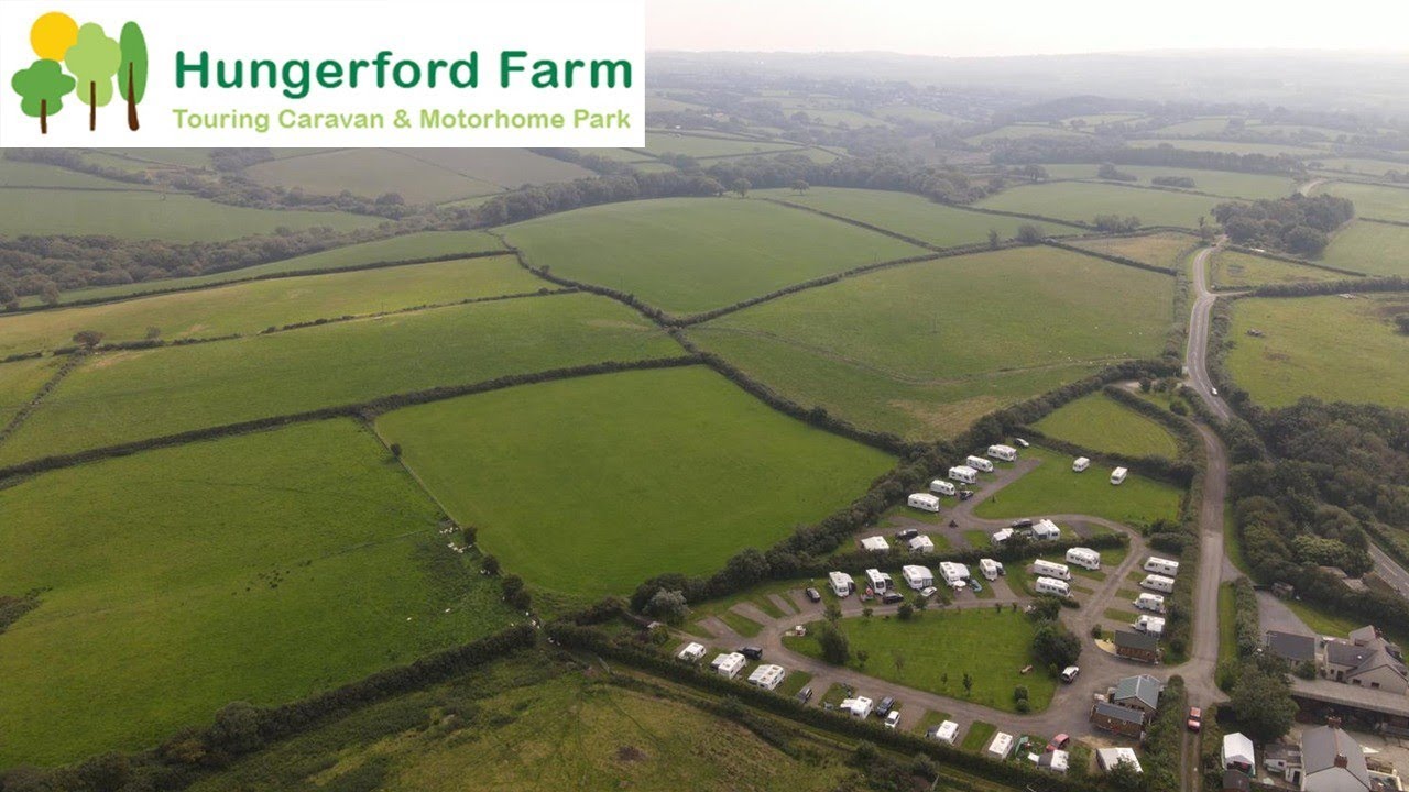 Hungerford Farm Touring caravan and motorhome Caravan Park YouTube