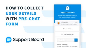 How to collect user details with a pre-chat form