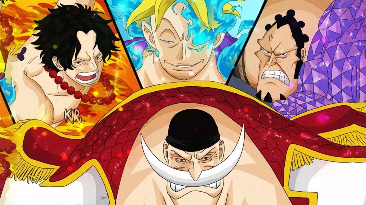 Phong cách hình nền one piece râu trắng Thể hiện sự mạnh mẽ và nam tính