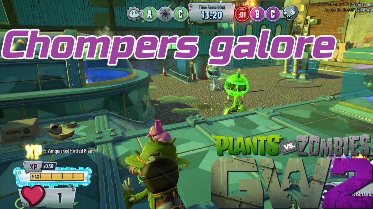 Crazy Settings, again - PvZ: GW2 gameplay