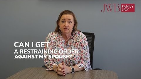 Tuesday Tips: Can I Get a Restraining Order Against My Spouse?