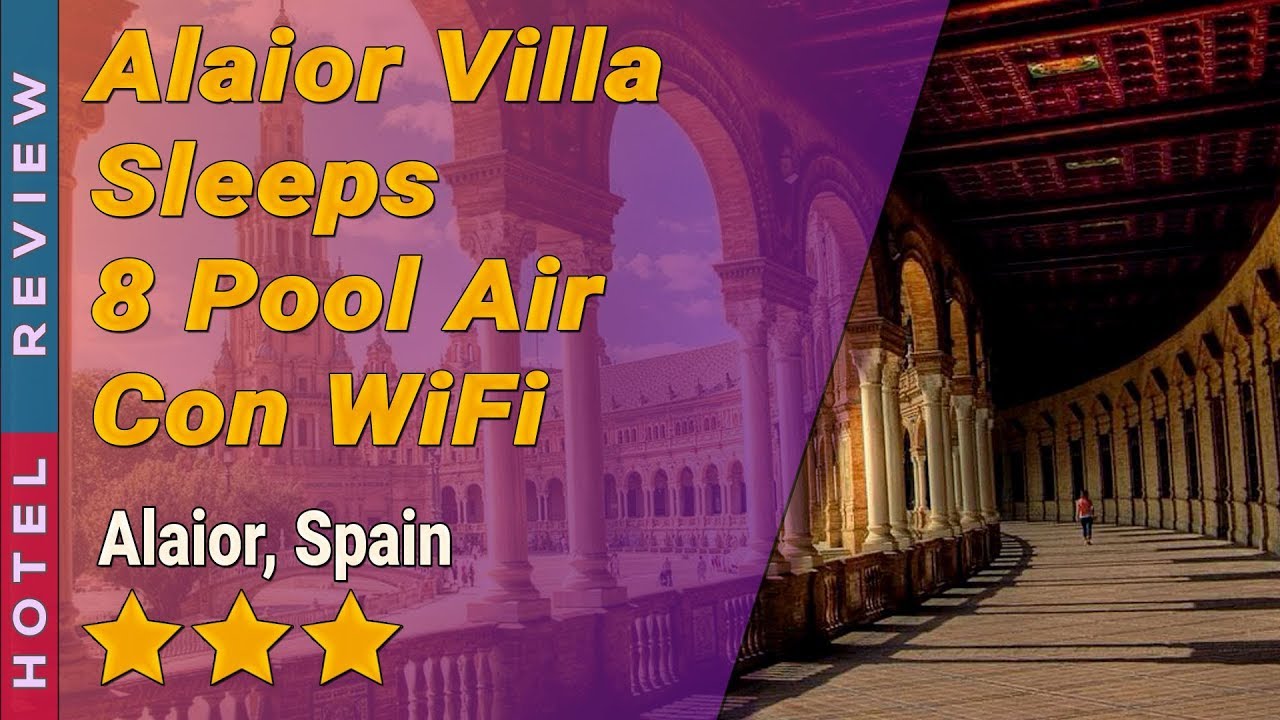 Alaior Villa Sleeps 8 Pool Air Con WiFi hotel review Hotels in Alaior