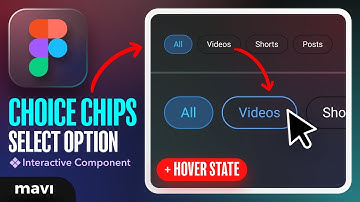 Recreate the YouTube Studio CHOICE CHIPS (Option Selector) in Figma (Prototyping Tutorial)
