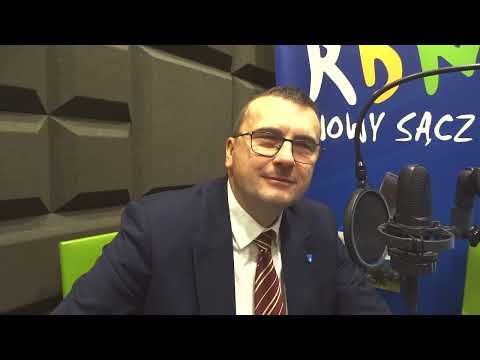 Piotr Ryba, burmistrz Krynicy-Zdroju (13.11.2023) Słowo za słowo w RDN Nowy Sącz