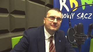 Piotr Ryba, burmistrz Krynicy-Zdroju (13.11.2023) Słowo za słowo w RDN Nowy Sącz
