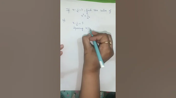If x - 1/x = 3 , then find the value of x^2+1/ x^2