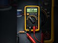 Learn multimeter basics fast ⚡ Read V, A & Ω like a pro! #Electrical #Multimeter #Engineering