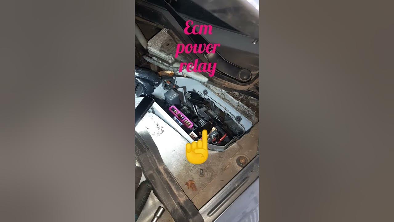 Audi A4,2011 ECM power relay opens too late(location).P068A(4629).ECM