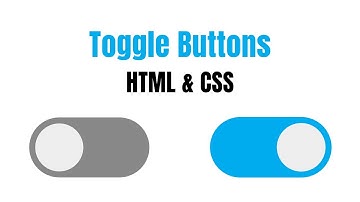 How to Create Toggle Button using HTML & CSS only | Hindi