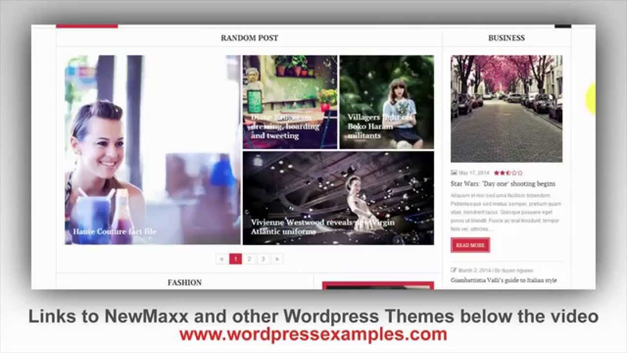 New Maxx Wordpress Theme - Magazine Wordpress Theme Newmaxx preview ...