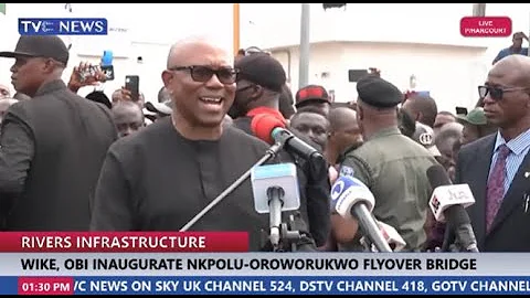 I know the problem of Nigeria - Peter Obi Reveals As He Inaugurates Nkpolu-Oroworukwo Flyover Bridge