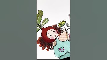 Drawing garden fairy with procreate #procreate #shorts #illustration #digitalart #drawingchallenge