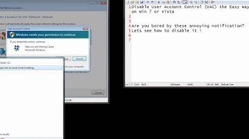 Disable User Account Control (UAC) the Easy Way on Win 7 or Vista  Step By Step Tutorial.avi