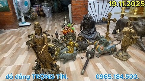 🔴🔴mẹ quan âm. Nghê đồng pháp lam. Đạt ma tổ sư. Kim luân. Tượng công giáo