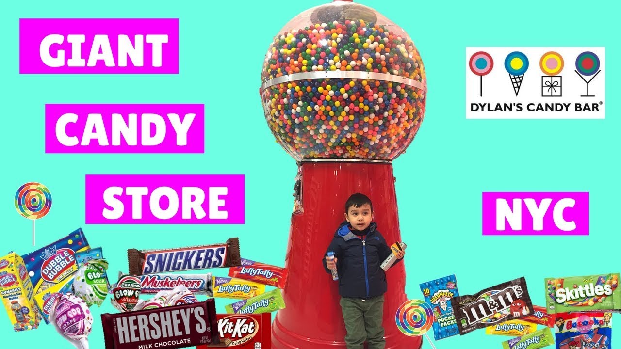 Kid In a Candy Store Dylan's Candy Bar Giant Candy Store in NYC