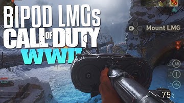 Call of Duty: WW2 Bipod LMGs (CoD WWII Multiplayer Gameplay)