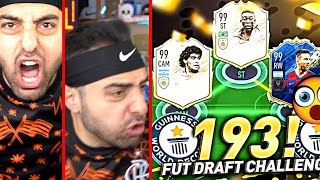 DÜNYA REKORU 193 FUT DRAFT KIRDIK ! İMKANSIZI BAŞARDIK ! FİFA 23 ! 2023 !