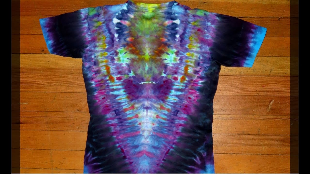 Secrets of Tie Dye: The V (Part 2) ~ * ~ Fountain of Dreams ~* - YouTube