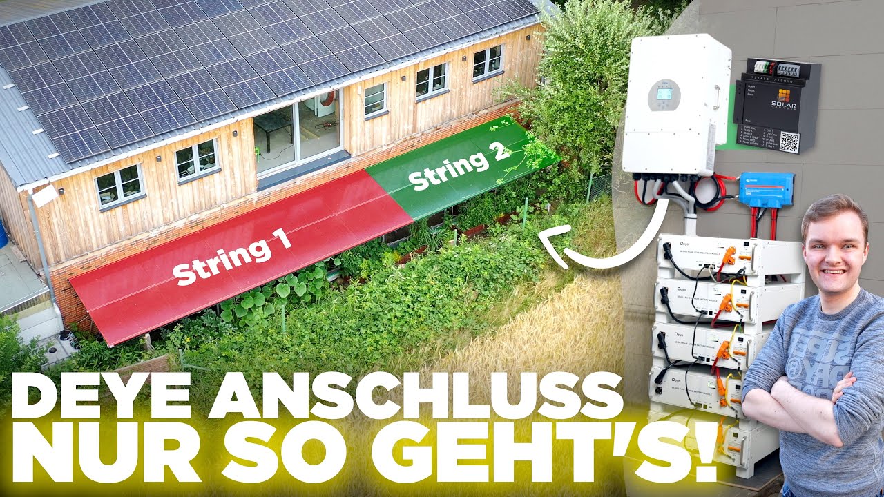 Deye Hybrid: Stringplanung, Dynamische Strompreise und §14 EnWG mit dem Solar Manager!
