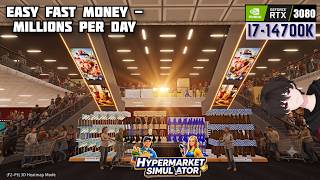 105M in Hypermarket Simulator #86 Lv 120 Easy Fast Money RTX3080 i7-14700K +Reshade