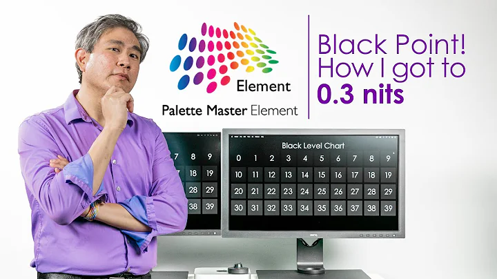 Why I recommend 0.3 Nits as the black point in BenQ Palette Master Element SW display Calibration!
