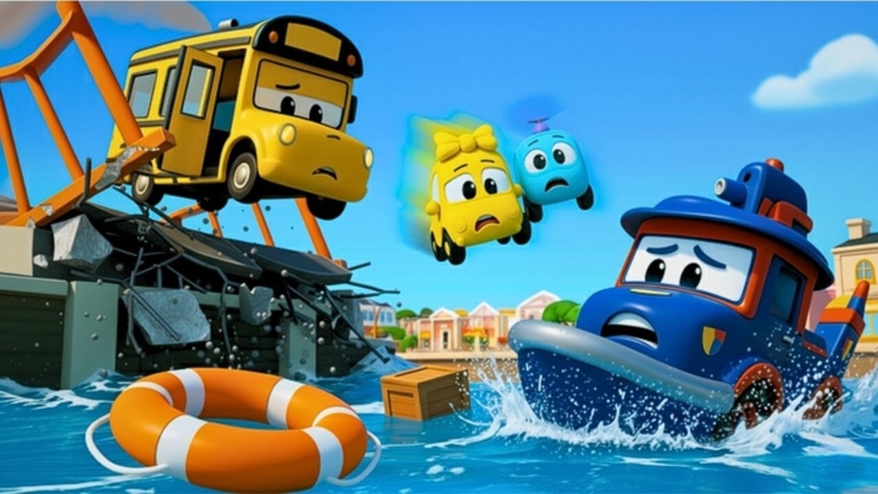 Babies Go to School Trip 🚌 Vehicles Cartoon for Kids | Super Truck