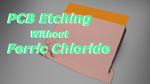 DIY-PCB etching without Ferric Chloride