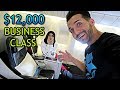 WE ALMOST SNEAKED INTO BUSINESS CLASS ($12,000 Seats!!)