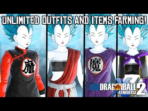 Dragon Ball Xenoverse 2 Unlimited Outfits And Items Farming Demon King Piccolo And Uub Clothes Youtube