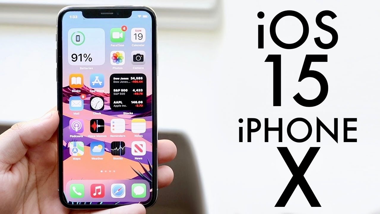 iOS 15 OFFICIAL On iPhone X! (Review) - YouTube